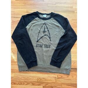 STAR TREK l Vintage Nerd colorblock sweatshirt l SIZE XL
